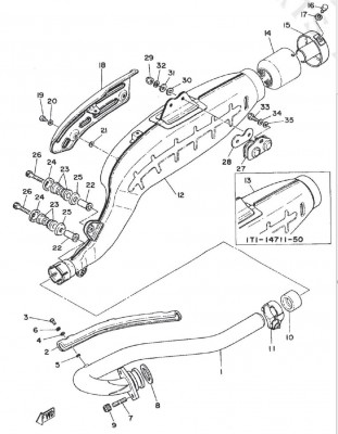 TT500 exhaust parts 01.JPG